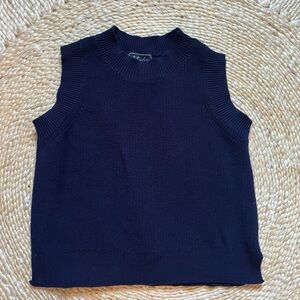Latitude Cotton Sleeveless Sweater
